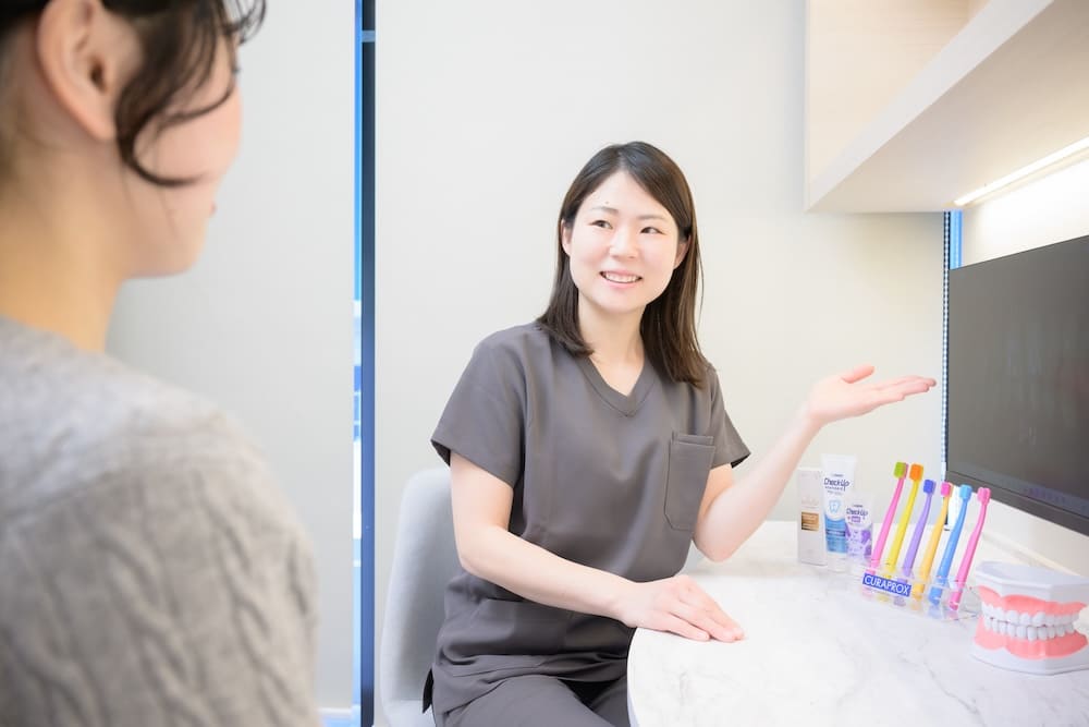 口腔検査の様子